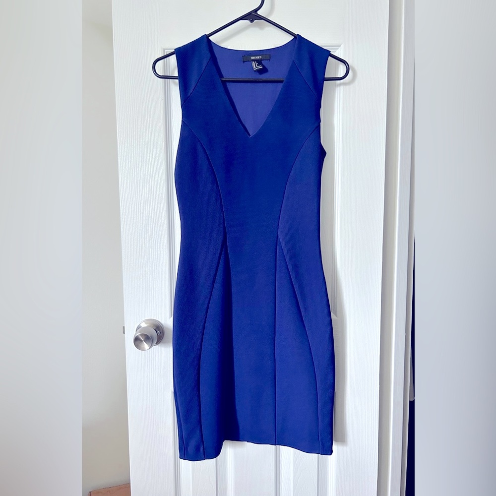 Royal Blue Body-con Dress